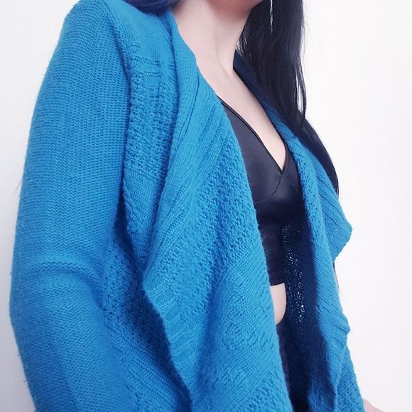 Kim Rogers Light Blue Knit Cardigan - Picture 4 of 13